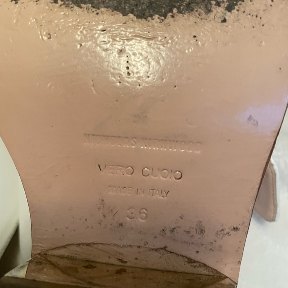 Beautiful Nicholas Kirkwood slip-on Sandals with pearl heel. Made in Italy - Picture 14 of 15